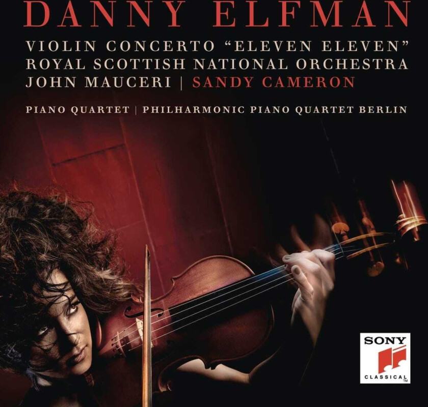 Berlin Philharmonic Piano Quartet Elfman: Violin Concerto "Eleven Eleven" And Piano Concert CD