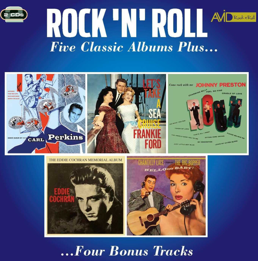 Diverse Artister Rock 'n' Roll 5 Classic Albums CD