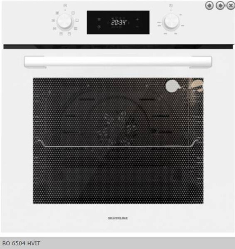 integrert Stekeovn Hvit bo 6504 Hv