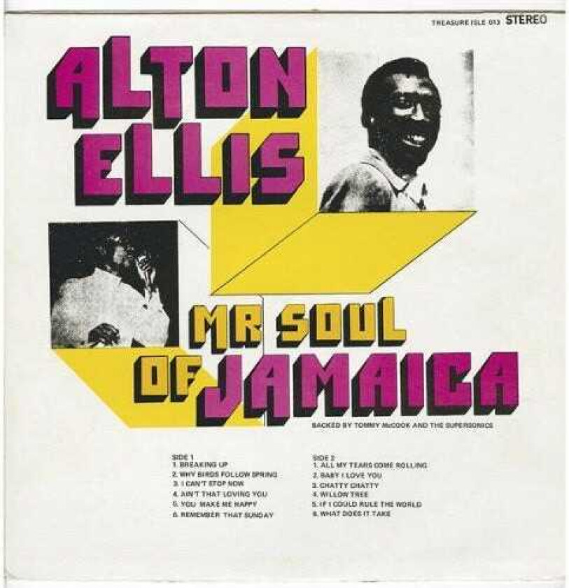 Alton Ellis Mr Soul Of Jamaica LP/Vinyl