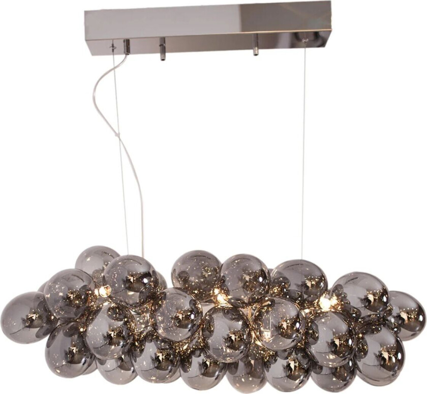 Gross bar taklampe smoke grey