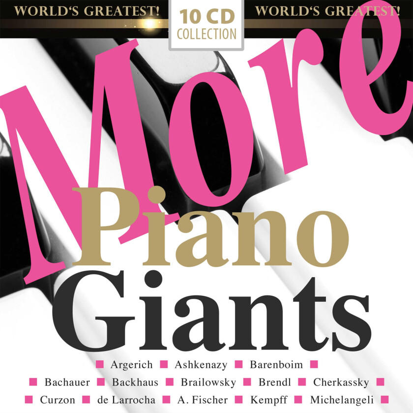 Diverse Klassisk  More Piano Giants  CD