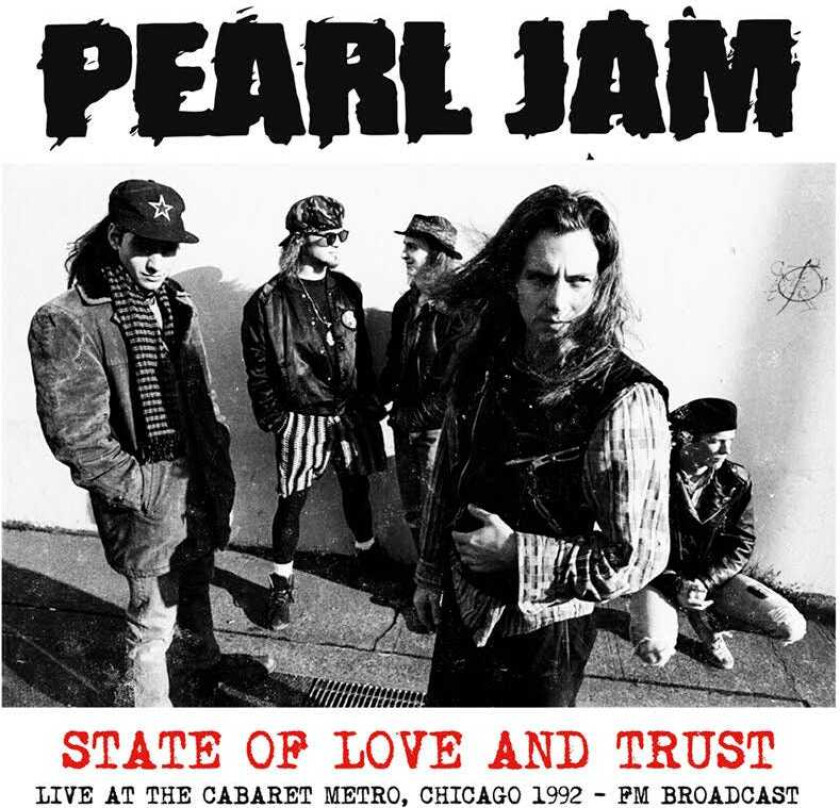 Pearl Jam State Of Love 1992 (Fm Broadcast) LP/Vinyl