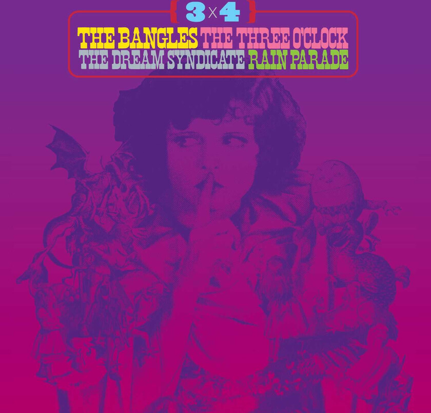 The Bangles, Three O'Clock, The Dream Syndicate, Rain Parade 3x4 LP/Vinyl