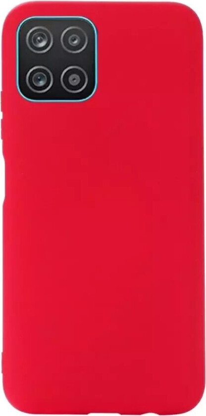 Samsung Galaxy A03 Liquid Silikon Deksel med Stropp - Rød