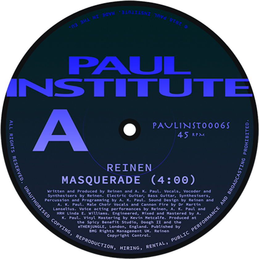 Reinen Masquerade LP/Vinyl