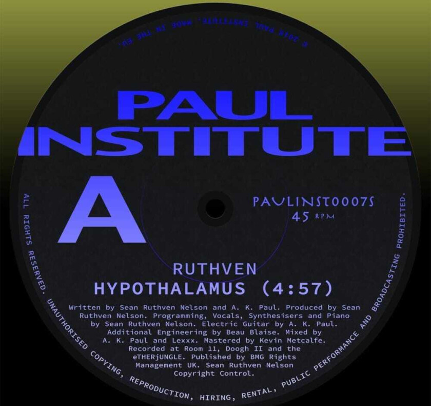 Ruthven Hypothalamus LP/Vinyl