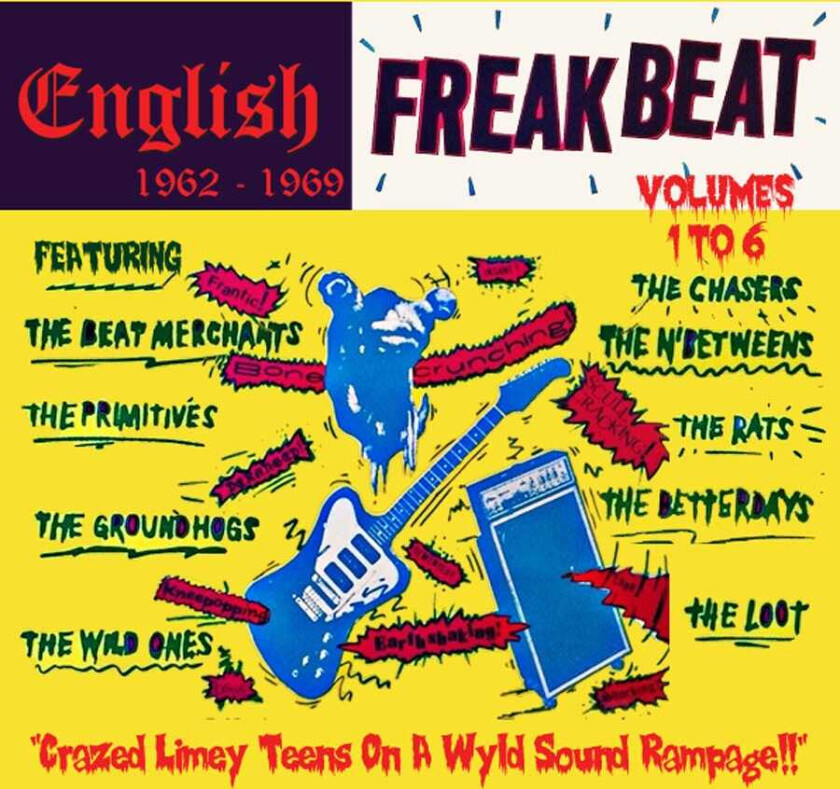 Diverse Artister  English Freakbeat 19621969 Volumes 1 To 6  CD