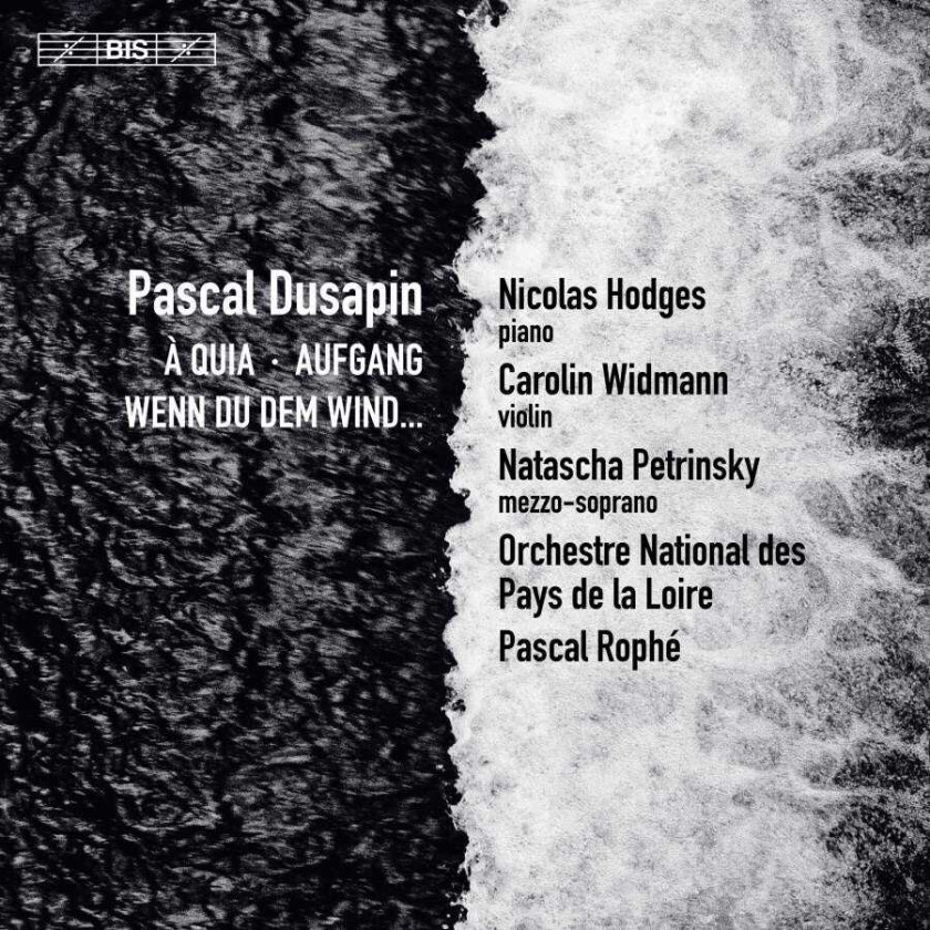 Pascal Dusapin, NICOLAS HODGES, Carolin Widmann, Orchestre National Des Pays De La Loire, Pascal Rophé Concertante Works CD