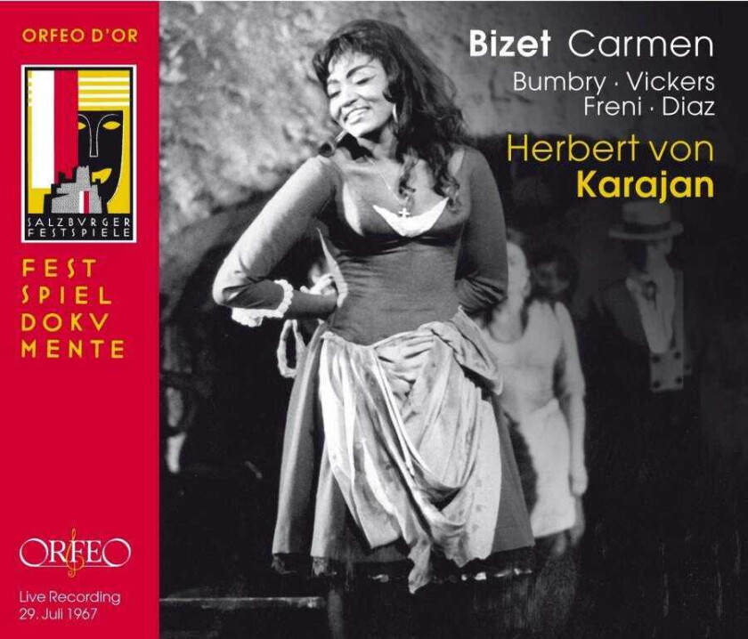Grace Bumbry, Jon Vickers, Justino Diaz, Mirella Freni, Vienna Philharmonics Carmen (Salzburg, 1967) CD