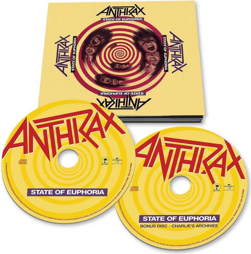 Anthrax State Of Euphoria CD