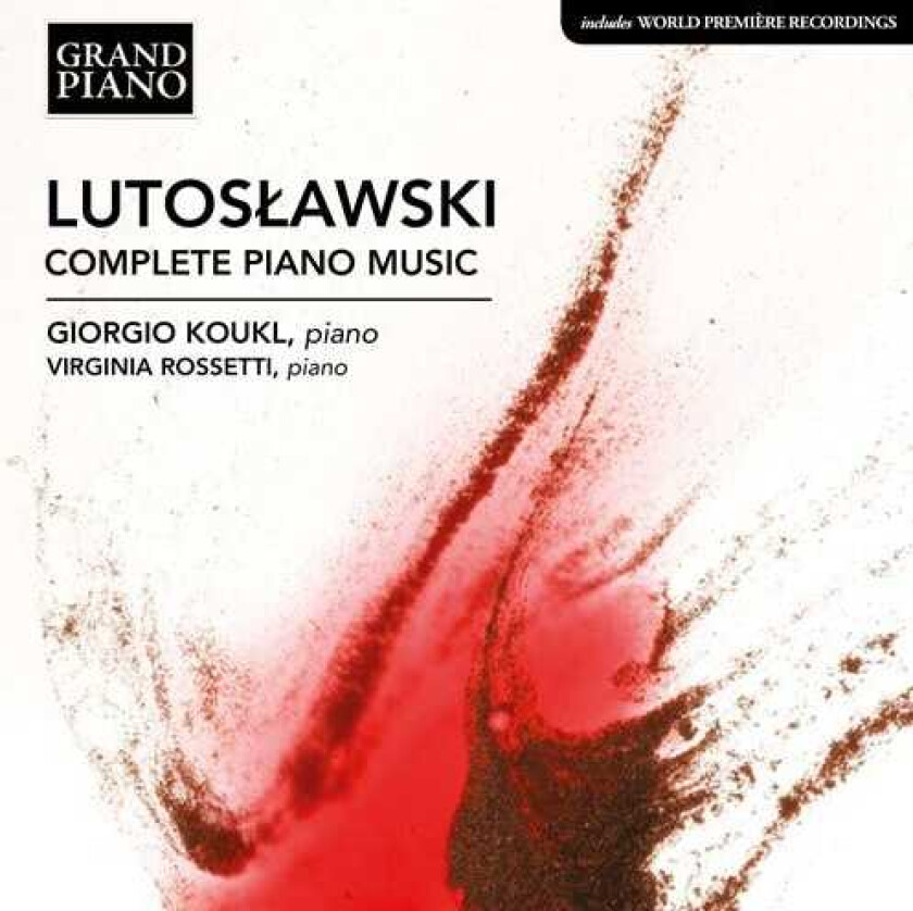 Giorgio Koukl, Virginia Rossetti  Lutoslawski: Complete Piano Music  CD