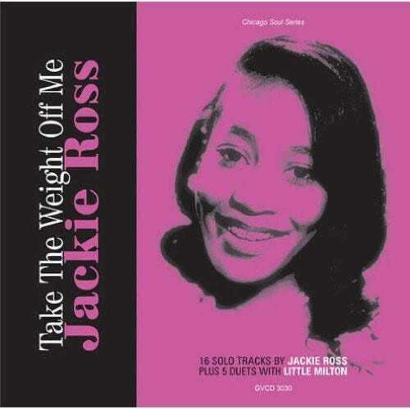 Jackie Ross Take The Weight Off Me CD