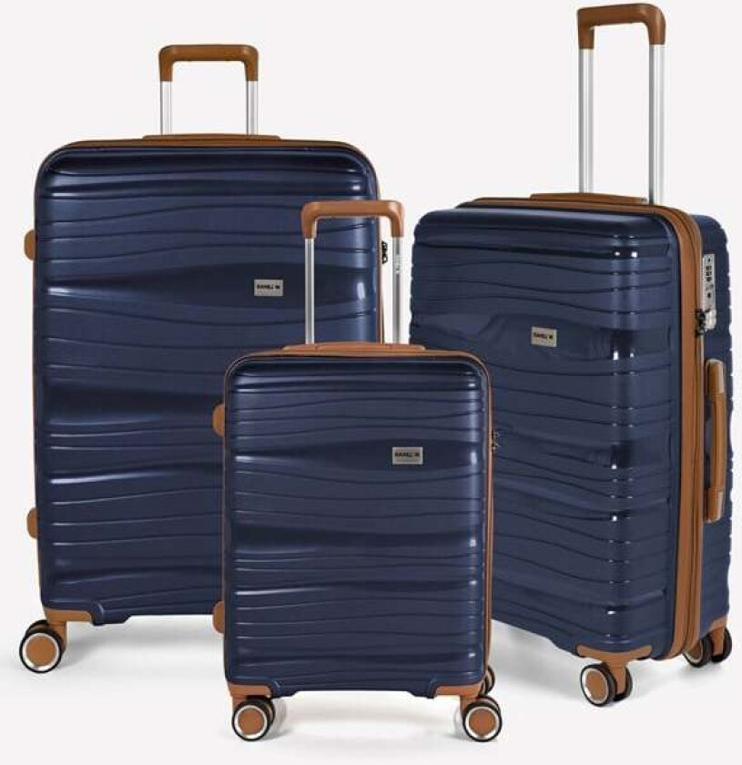 Travel Alfrida Collection 3-set Suitcases Blue