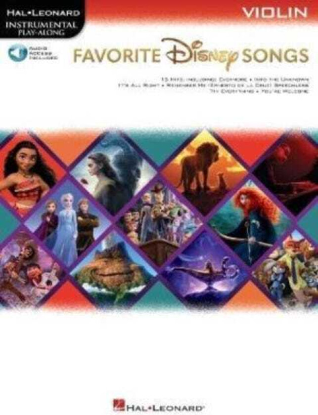 Favorite Disney Songs Instrumental PlayAlong Violin