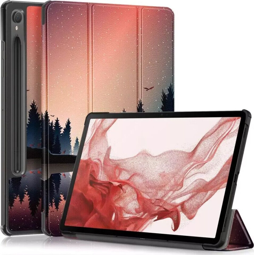 Samsung Tab S9 Kunstskinn Deksel - Kveldssol