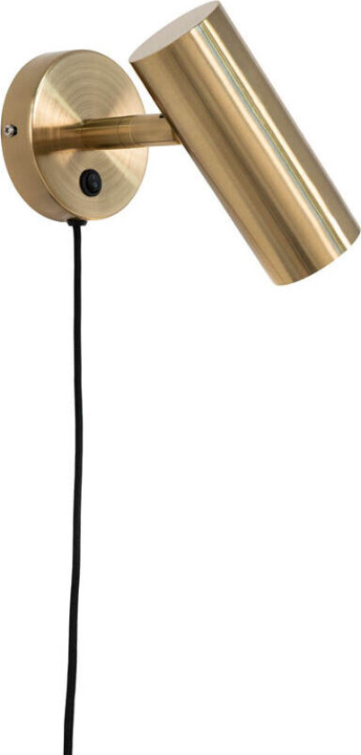 Paris vegglampe 10x22x15cm messing dekor.