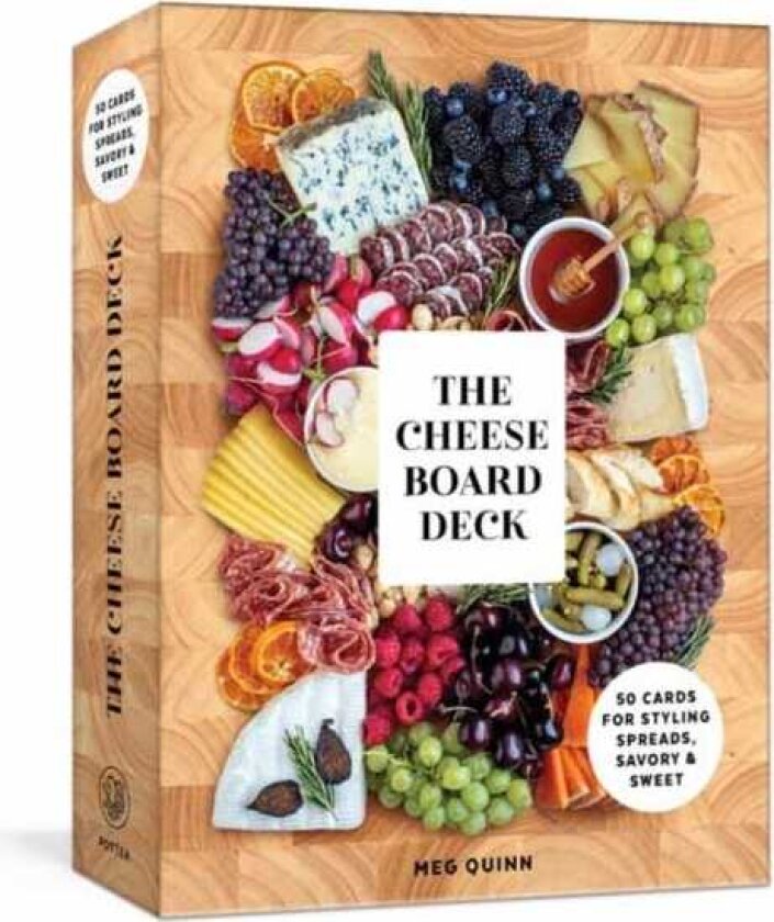 The Cheese Board Deck 50 Cards for Styling Spreads, Savory and Sweet