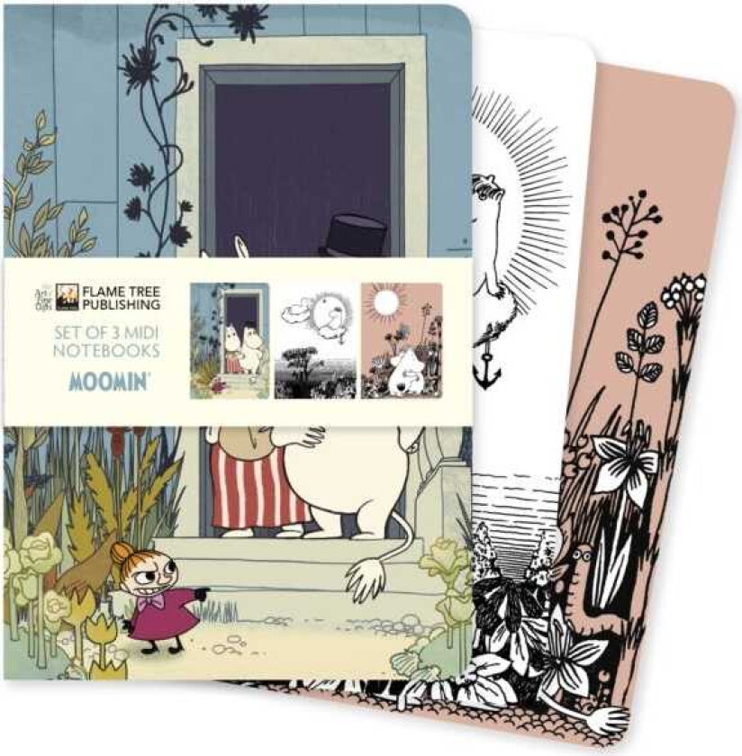 Moomin Set of 3 Midi Notebooks