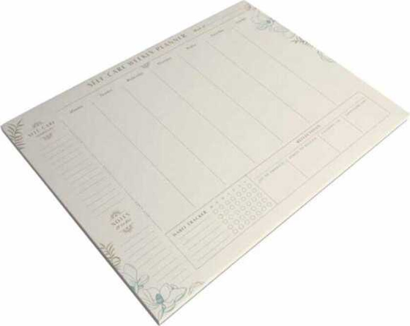 SelfCare Weekly Planner Notepad