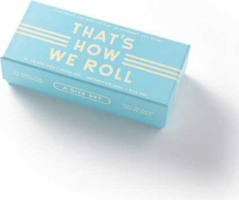 That's How We Roll Dice Game Set