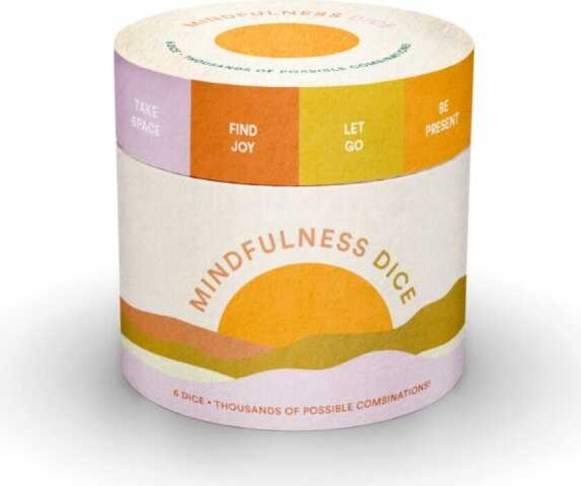 Mindfulness Dice 6 Dice, Thousands of Possible Combinations!