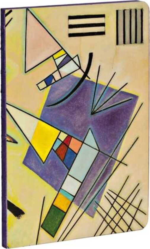 Black and Violet by Vasily Kandinsky A5 Notebook