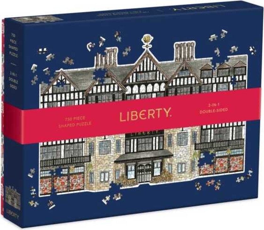 Liberty Tudor Building 750 Piece Shaped Puzzle