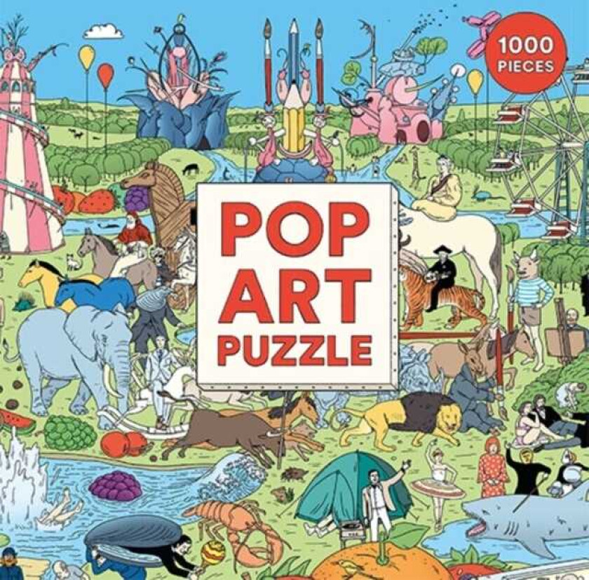 Pop Art Puzzle Make the Jigsaw and Spot the Artists