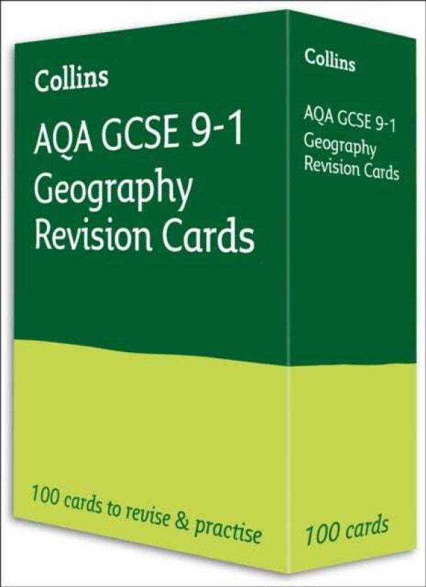 AQA GCSE 9-1 Geography Revision Cards av Collins GCSE (Cards)