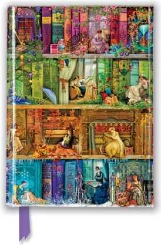 Aimee Stewart: A Stitch in Time Bookshelf (Foiled Pocket Journal)