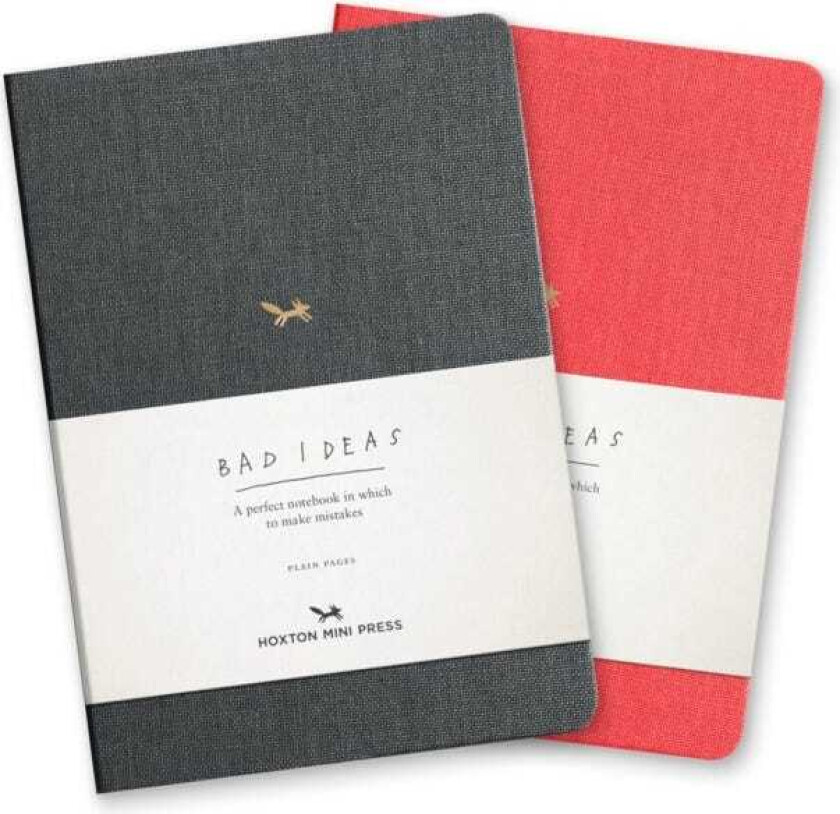 A Notebook For Bad Ideas Red/plain
