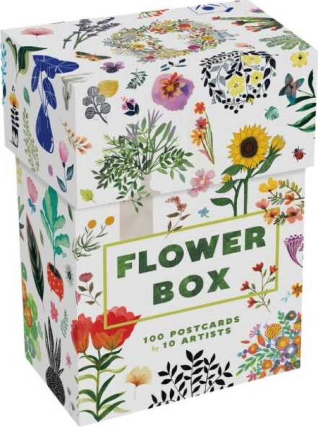 Flower Box Postcards 100 Postcards by 10 artists