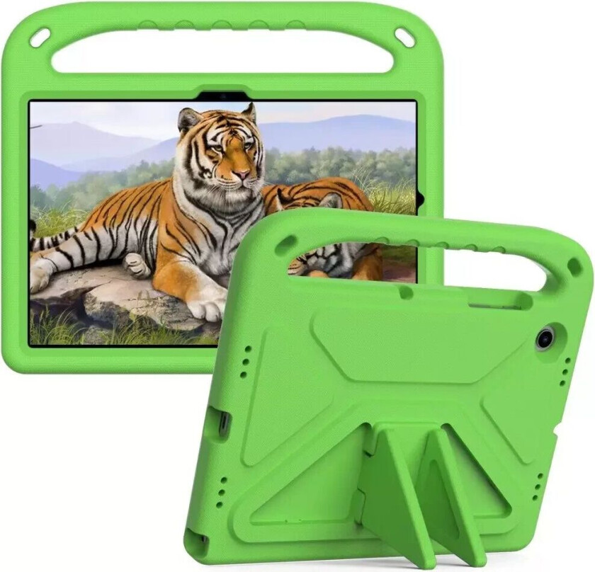 Samsung Galaxy Tab A8 10.5" (2021) EVA Skum Bakdeksel med Stativ - Grønn
