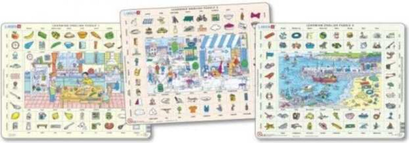 English Educational Jigsaw Pack
