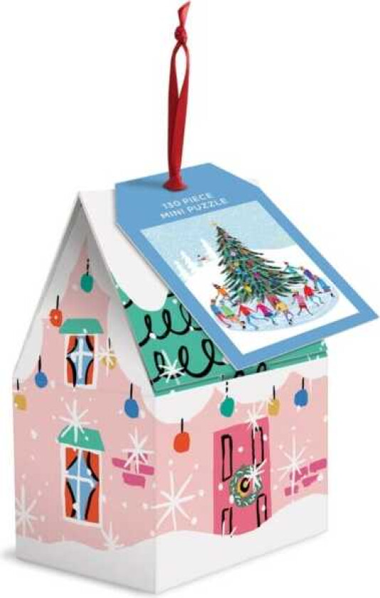 Tree Skaters 130 Piece Puzzle Ornament