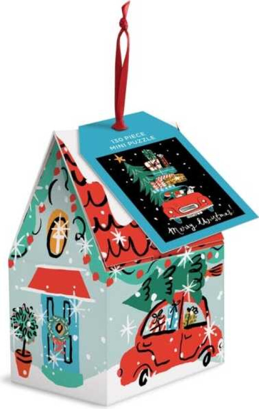 Christmas Car 130 Piece Puzzle Ornament