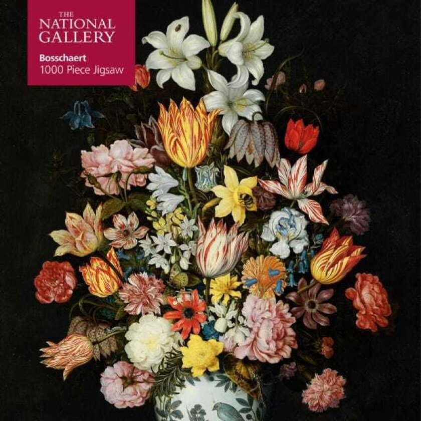 Adult Jigsaw Puzzle National Gallery Bosschaert the Elder: A Still Life of Flowers 1000piece Jigs