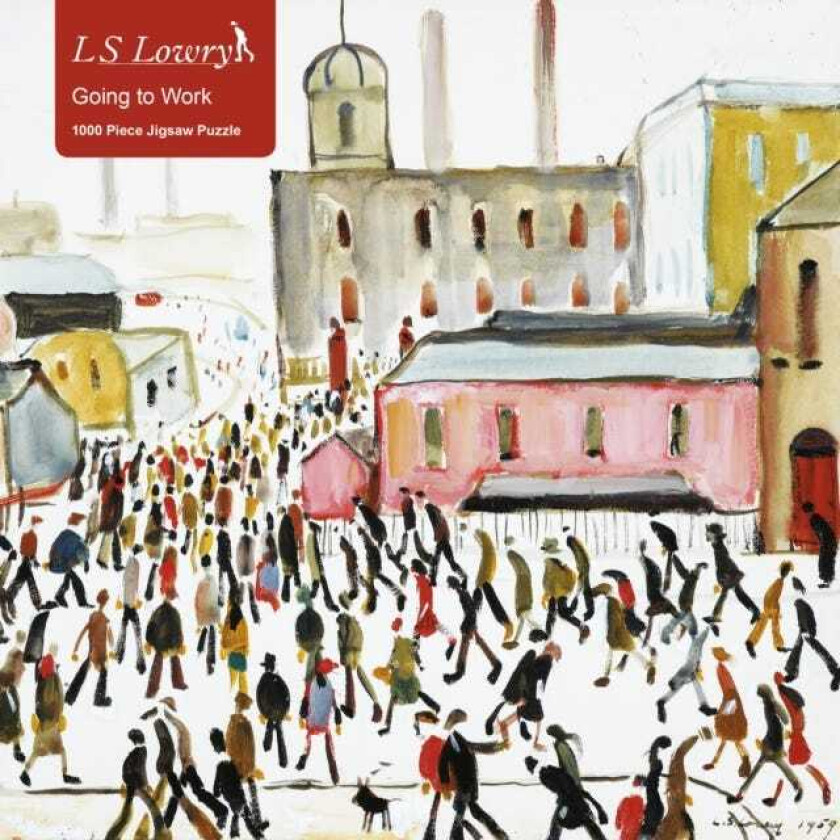 Adult Jigsaw Puzzle L.S. Lowry: Going to Work 1000piece Jigsaw Puzzles