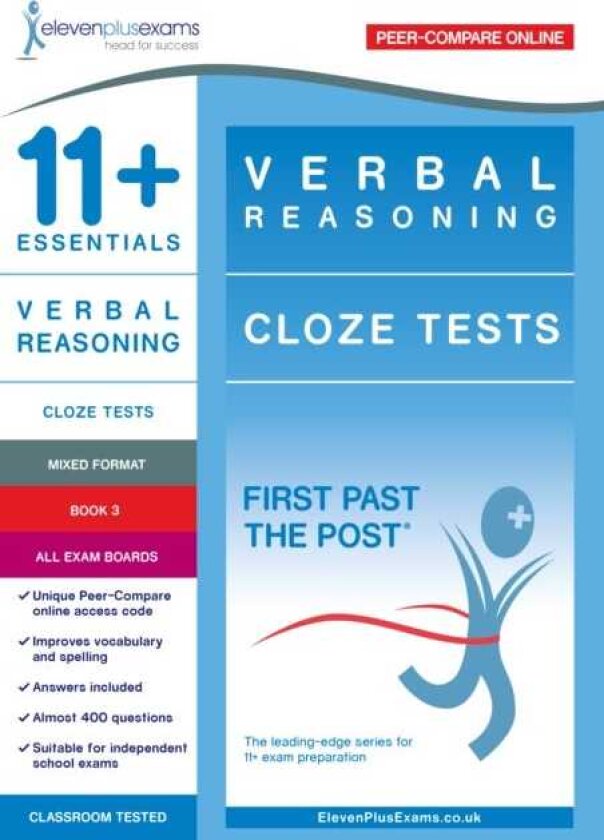 11+ Essentials Verbal Reasoning: Cloze Tests Book 3