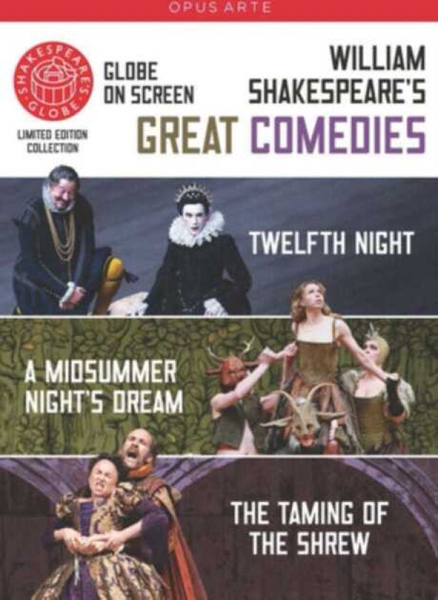 Shakespeare's Globe: Shakespeare's Great Comedies DVD