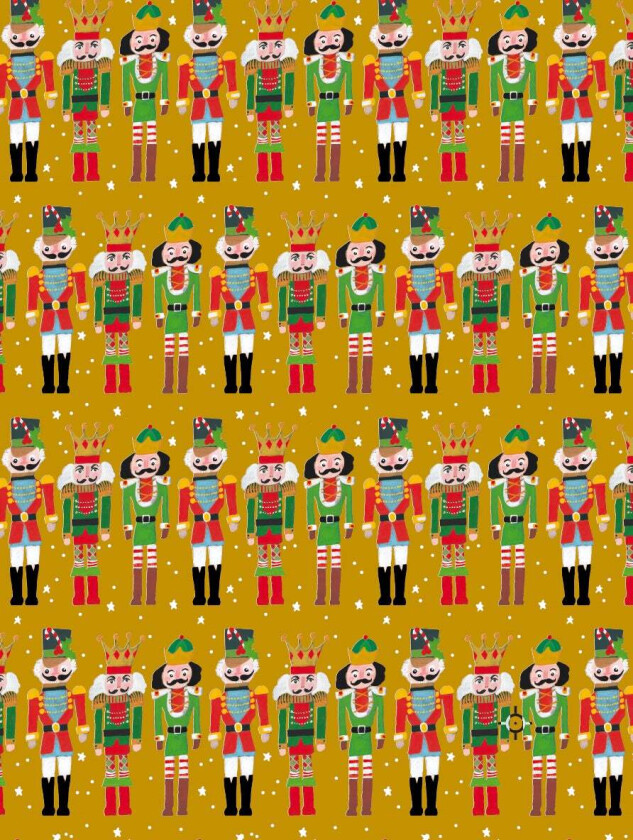 Gavepapir 4m Nutcracker Gull