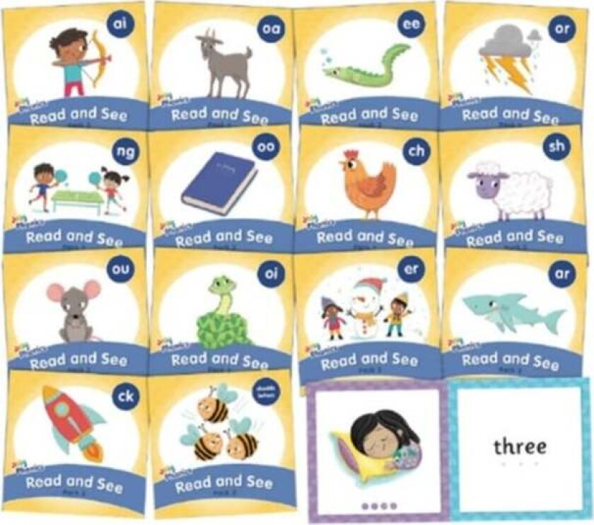 Jolly Phonics Read and See, Pack 2 av Sue Lloyd, Sara Wernham