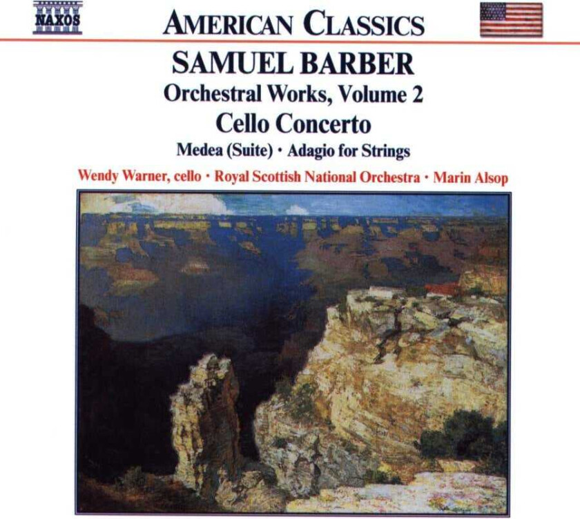 Royal Scottish National Orchestra, Marin Alsop, Tony Faulkner, Andrew Walton, Wendy Warner  Barber: Concerto for Cello, Op.22; Medea, Op.23; Adagio, Op.11  CD