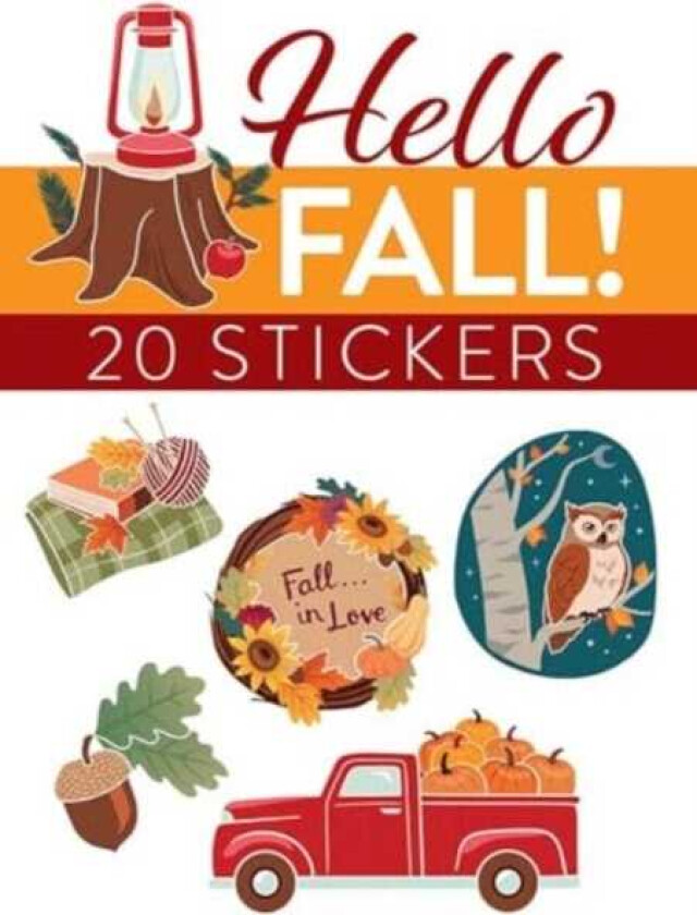 Hello Fall!  20 Stickers