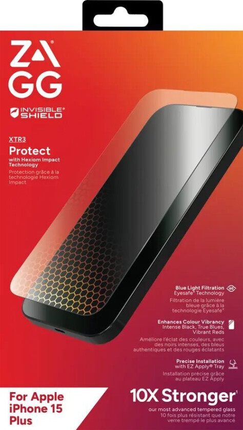 Zagg Invisibleshield Glass Xtr3 Iphone 15 Plus
