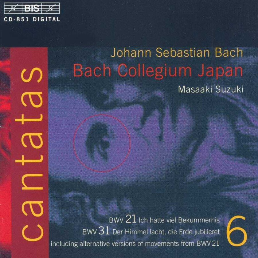 Bach Collegium Japan Orchestra, Masaaki Suzuki, Peter Kooy, Monika Frimmer, Gerd Türk Bach: Cantatas, Vol. 6 CD