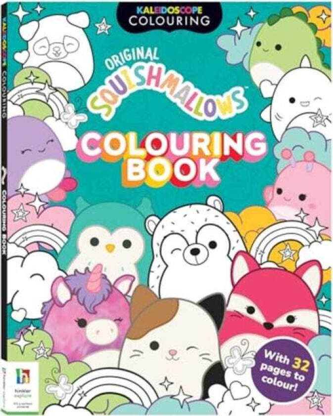 Kaleidoscope Squishmallows Feelin' Mallow Colouring Book