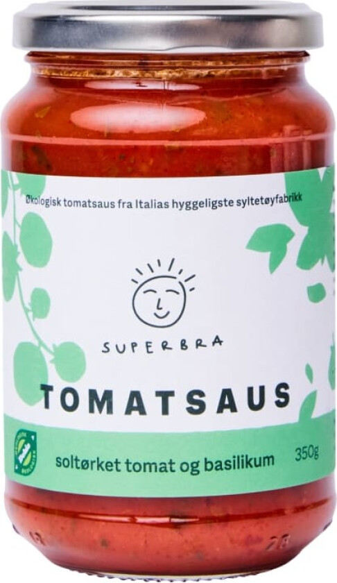 Tomatsaus m/Basilikum 350g