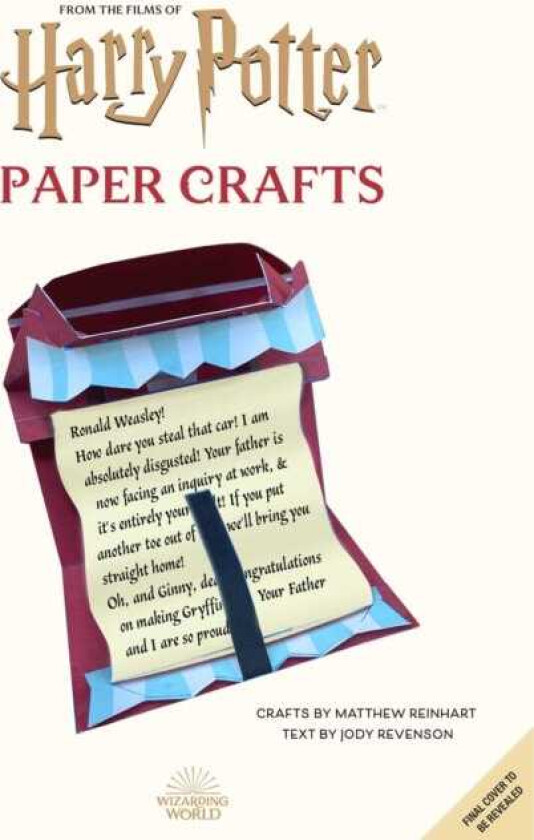 Harry Potter: Magical Paper Crafts 24 Official Creations Inspired by the Wizarding World